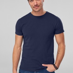 Lacivert BASIC Erkek Pamuk T-Shirt