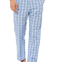 Erkek Mavi Kareli Pijama Altı