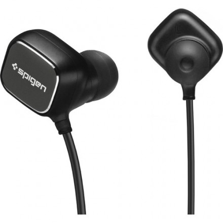 Spigen R32E Stereo Kablosuz Bluetooth 4.1 Mikrofonlu Kulaklık Siyah - 000EH20235